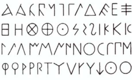 Греческое письмо